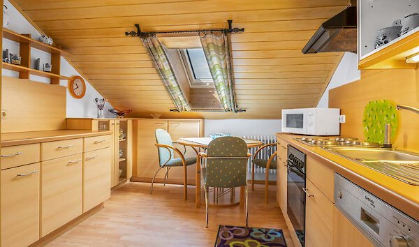 Wohnküche in der gemütlichen Ferienwohung